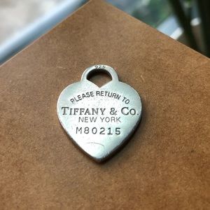 Return to Tiffany Large Heart Tag Necklace